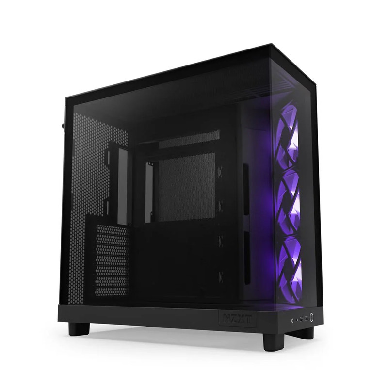 NZXT H6 Flow RGB ATX Mid Tower Case - Black - صندوق